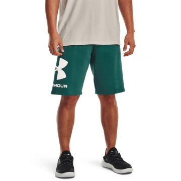 Bermude lejere din material fleece cu logo pentru fitness Rival