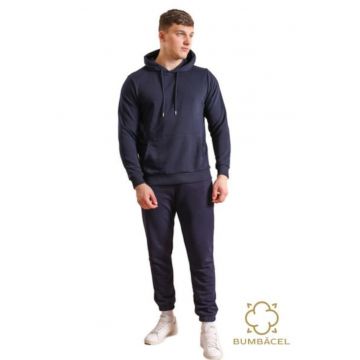 Pantaloni barbati albastri Bumbacel