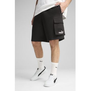 Pantaloni scurti cu buzunare si logo