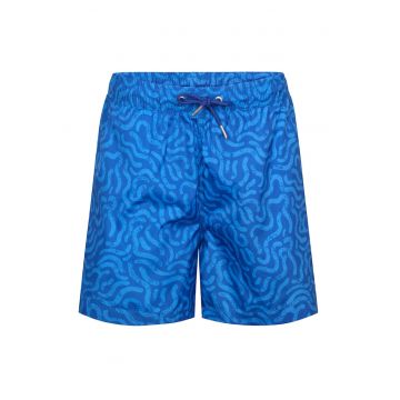 Pantaloni scurti de baie cu model abstract