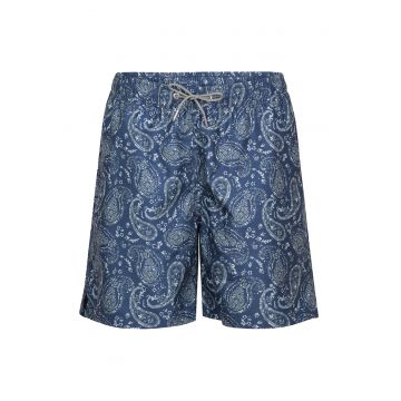 Pantaloni scurti de baie cu model paisley