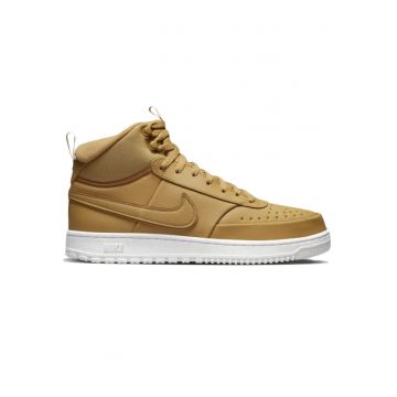 Pantofi sport mid-high cu insertii de piele Court Vision Mid WNTR Pantofi sport mid-high cu insertii de piele Court Vision Mid WNTR