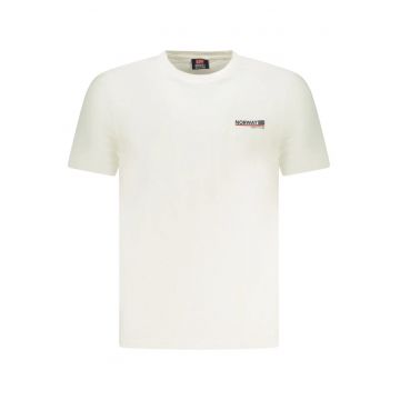 Tricou barbati din bumbac cu logo text - regular fit Tricou barbati din bumbac cu logo text - regular fit