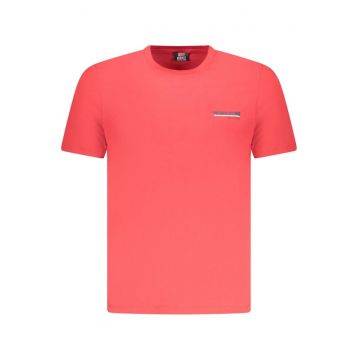Tricou barbati din bumbac cu logo text - regular fit Tricou barbati din bumbac cu logo text - regular fit