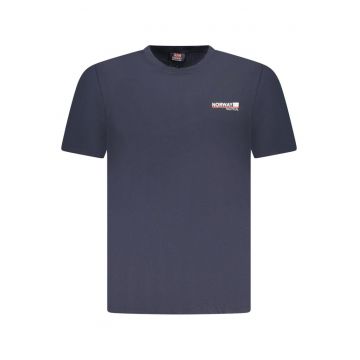 Tricou barbati din bumbac cu logo text - regular fit Tricou barbati din bumbac cu logo text - regular fit
