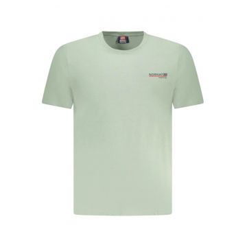 Tricou barbati din bumbac cu logo text - regular fit Tricou barbati din bumbac cu logo text - regular fit