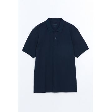 Tricou polo din bumbac pique