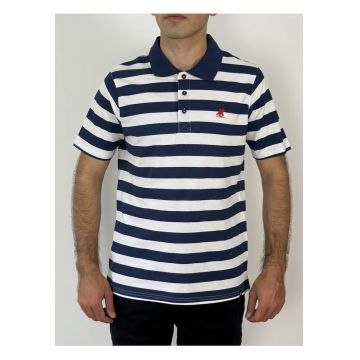 U.S. Grand POLO Tricou polo barbati cu imprimeu in dungi - Regular fit U.S. Grand POLO Tricou polo barbati cu imprimeu in dungi - Regular fit