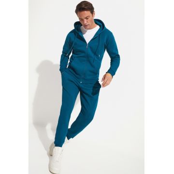 Pantaloni de trening din amestec de bumbac cu snur
