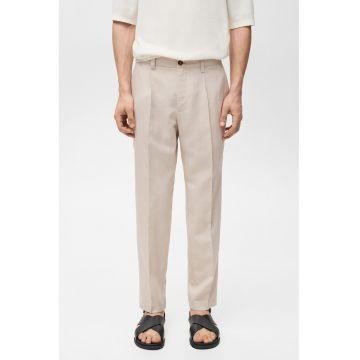 Pantaloni din amestec de lyocell si in