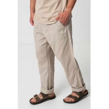 Pantaloni din bumbac si in
