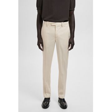 Pantaloni eleganti cu croiala slim-fit