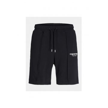 Pantaloni scurti sport barbati -  303483524 - Negru - Bumbac