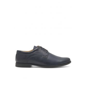Pantofi barbati -  367970 - Piele ecologica - Albastru