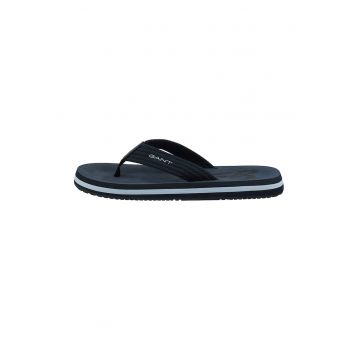 Papuci flip-flop cu garnituri tricotate Brodale
