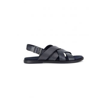 Sandale barbati -  590559 - Piele naturala - Bleumarin