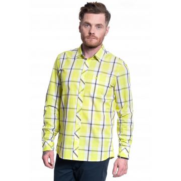 Camasa Barbati -  Casper Kc B-Check - Compozitie Material: 100% Bumbac - Croi: Regular Fit - Inchidere: Nasturi - Numar De Buzunare: 1 - M Intl - Multicolor