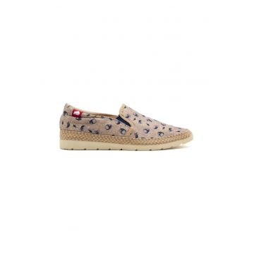 Espadrile din material textil cu model