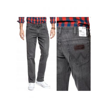 Pantaloni Din Material -  Texas - Croi: Drept Inchidere: - Gri