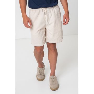 Pantaloni scurti de bumbac cu snururi
