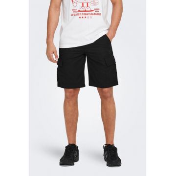 Pantaloni scurti din bumbac cu buzunare Pantaloni scurti din bumbac cu buzunare