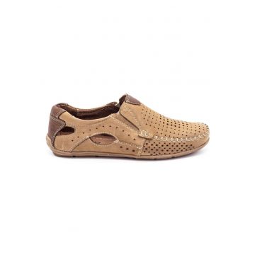 Pantofi mocasini pentru barbati -  BM119537 - Bej