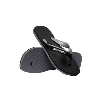 Papuci flip-flop cu detaliu logo