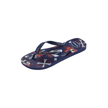 Papuci flip-flop din cauciuc cu imprimeu