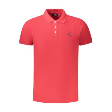 Tricou polo barbati simplu cu logo