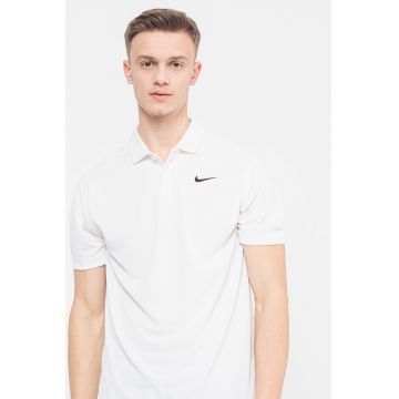 Tricou polo cu tehnologie Dri-Fit si imprimeu logo pentru tenis