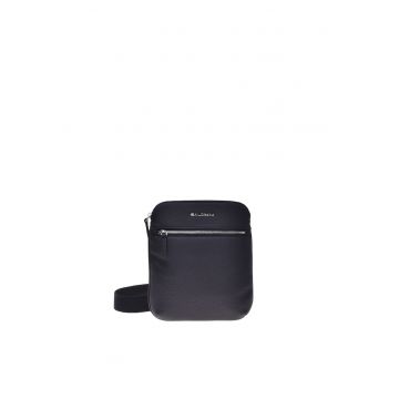Geanta crossbody de piele cu aspect texturat