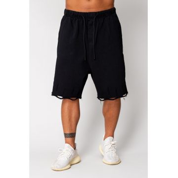 Pantaloni scurt Ripped Heavy Black 17408