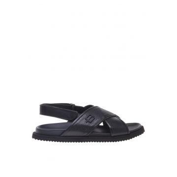 Sandale din piele cu velcro