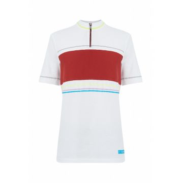 Tricou cu fenta cu fermoar