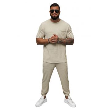 Tricou cu maneca scurta pentru barbati Thaneseus bej