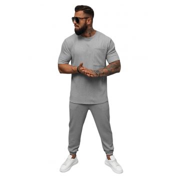 Tricou cu maneca scurta pentru barbati Thaneseus gri