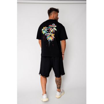 Tricou Fireworks Heavy Oversized Black 17391
