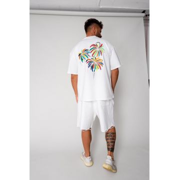 Tricou Fireworks Heavy Oversized White 17394