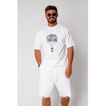 Tricou Passidn Heavy Oversized White 17376