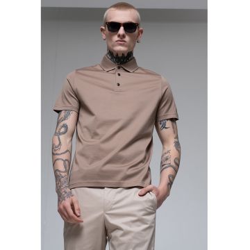 Tricou polo cu model uni