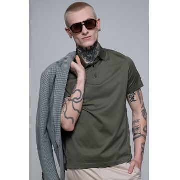 Tricou polo cu model uni