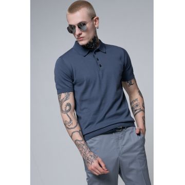 Tricou polo cu model uni