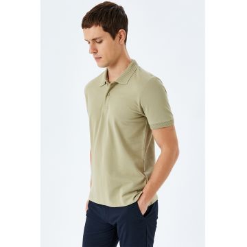 Tricou polo slim-fit din bumbac