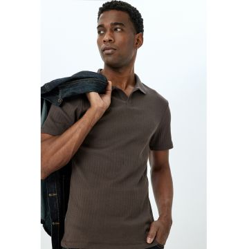 Tricou polo slim-fit din bumbac