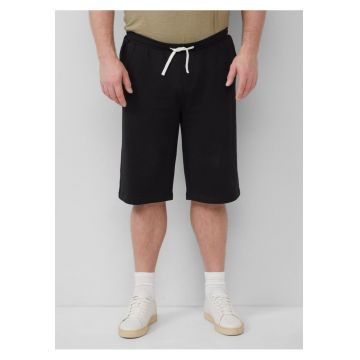 Big Sizes Pantaloni scurti barbati big sizes - Detroit - cu talie medie si croiala Regular Fit - Negru