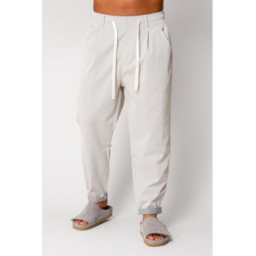 Blugi Joggly lungi cu snur Grey 17369