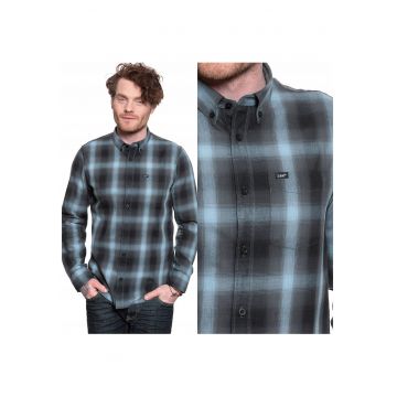 Camasa Barbati -  Button Down - Croi: Regular Fit - Inchidere: Nasturi - Compozitie Material: 100% Bumbac - Numar Buzunare: 1 - Gri - 1 Buc