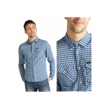 Camasa Barbati -  Camasa Western Curata - Croi: Slim Fit - Inchidere: Capse - Compozitie Material: 96% Bumbac - 4% Elastan - Numar De Buzunare: 2 - Multicolor - 1 Bucata