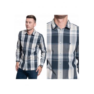 Camasa Barbati -  Clemens Big Check - Croi: Regular Fit - Inchidere: Nasturi - Compozitie Material: 100% Bumbac - Numar De Buzunare: 1 - Multicolor - 1