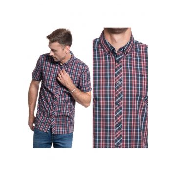 Camasa Barbati -  Collin Poplin Check - Croi: Regular Fit - Inchidere: Butoni - Compozitie Material: 100% Bumbac - Model Dominant: Carouri - Multicolor